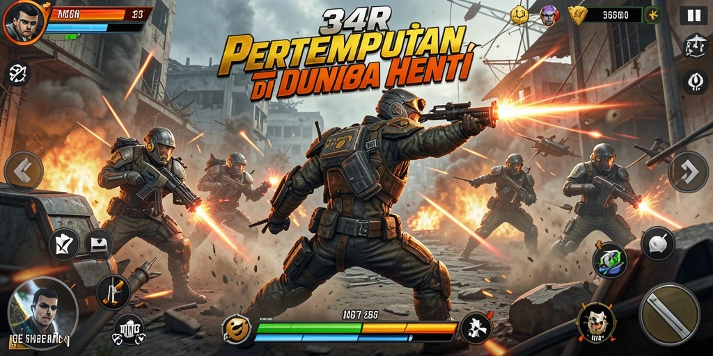 Tampilan gameplay action yang mendebarkan dan grafis menawan.