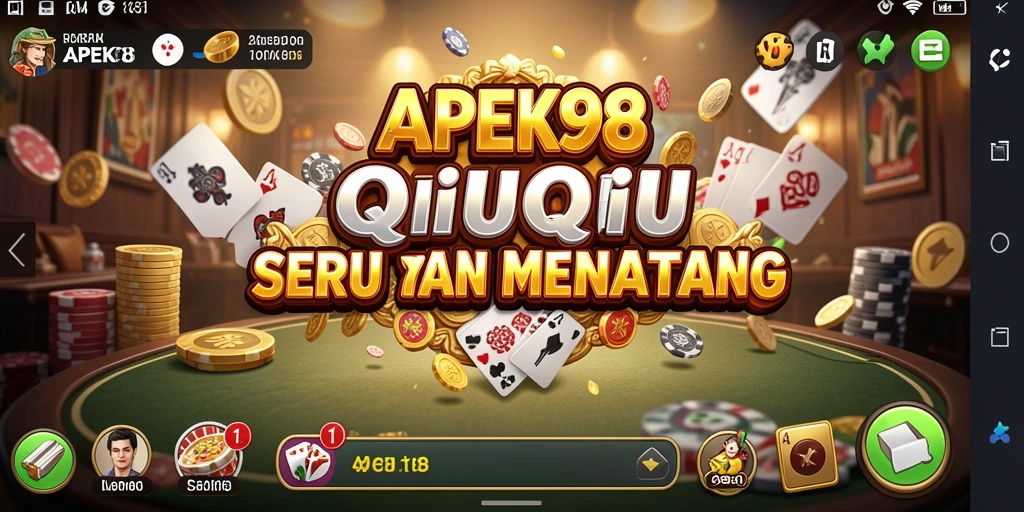 Tampilan menarik gameplay QiuQiu di APEK88.
