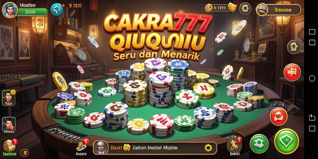 Tampilan gameplay seru QiuQiu di CAKRA777.