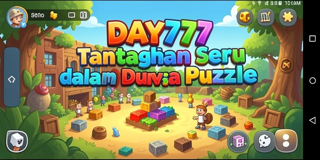 Gameplay menarik dalam game Puzzle DAY777 yang menantang.