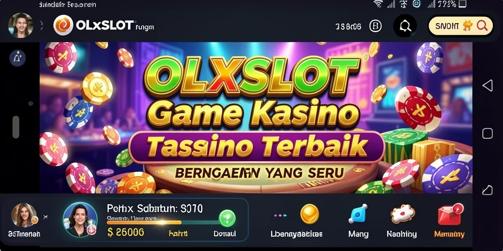 Screenshot OLXSLOT menampilkan pengalaman bermain kasino yang mendebarkan.