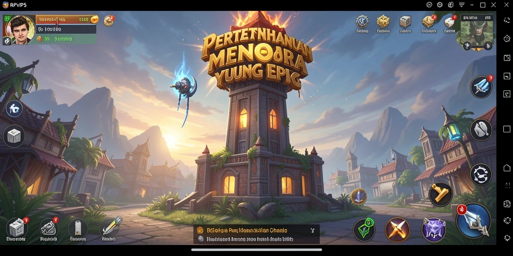 Gameplay menakjubkan dari Tower Defense RPVIP5 yang penuh strategi.