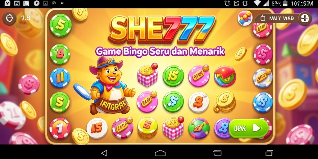 Tampilan gameplay Bingo yang seru dan menantang.