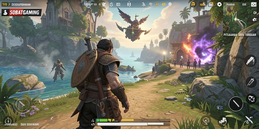 Tampilan menarik dari gameplay SOBATGAMING dalam dunia Open World.